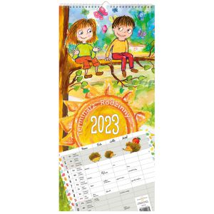 2026 Kalendarz Spirala  MiP Rodzinny 5-osobowy